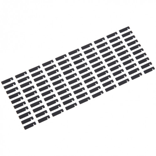Pour iPhone 15 Pro Max 100sets autocollant adhésif noir côté LCD (03) SH9937881-04