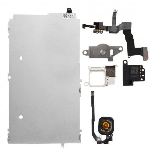 Accessoires de réparation LCD 6 en 1 pour iPhone 5s (ensemble) (noir) SH005B1612-04