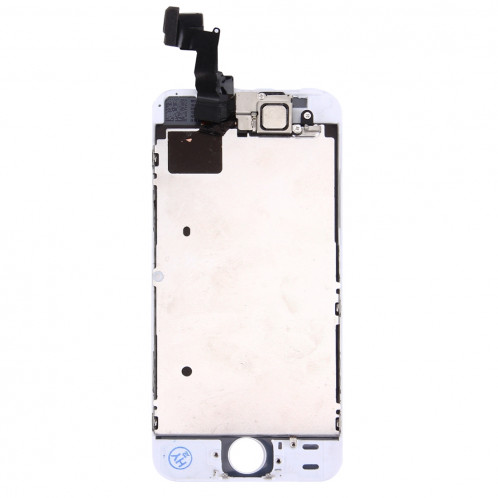 iPartsBuy 4 en 1 pour iPhone 5s (caméra frontale + LCD + cadre + pavé tactile) Assembleur de numériseur (blanc) SI002W478-08