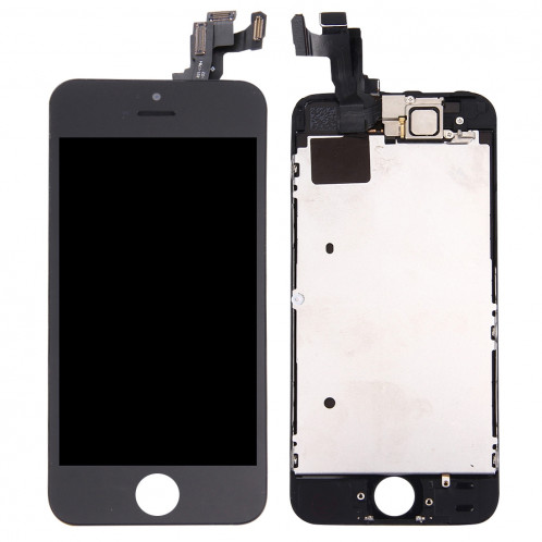 5 PCS Noir + 5 PCS Blanc iPartsAcheter 4 en 1 pour iPhone 5s (Caméra avant + LCD + Cadre + Touch Pad) Assemblage de numériseur S593FF60-09