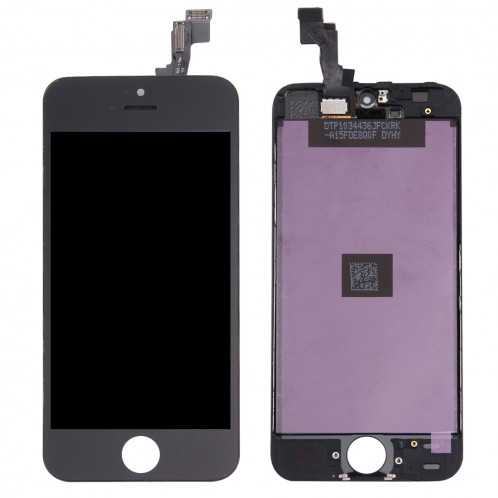 5 PCS Black + 5 PCS Blanc iPartsAcheter 3 en 1 pour iPhone 5S (LCD + Frame + Touch Pad) Digitizer Assemblée S549FF1284-09