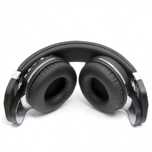 Bluedio T2 + Turbine sans fil Bluetooth 4.1 casque stéréo casque avec micro et fente pour carte Micro SD et radio FM, Pour iPhone, Samsung, Huawei, Xiaomi, HTC et autres smartphones, tous les appareils audio (noir) SB128B1371-013