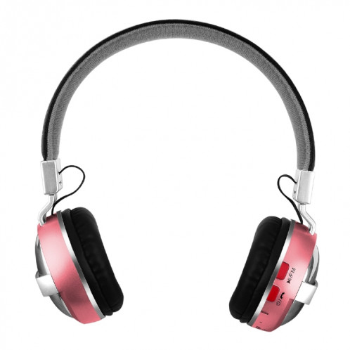 BTH-868 STEREO Sound Quality V4.2 Headphone Bluetooth, Distance Bluetooth: 10m, Support 3.5mm Entrée audio et FM (rose) SH158F222-07