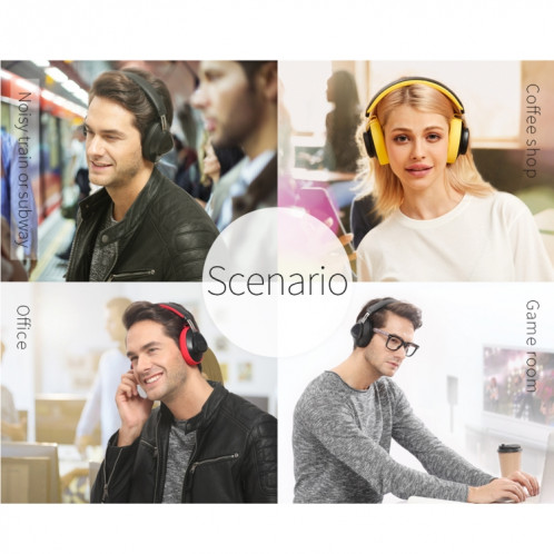 Casque Bluetooth Bluedio TMS Version 5.0 Le casque Bluetooth peut connecter des données cloud à l'application (rouge) SB317R1345-016