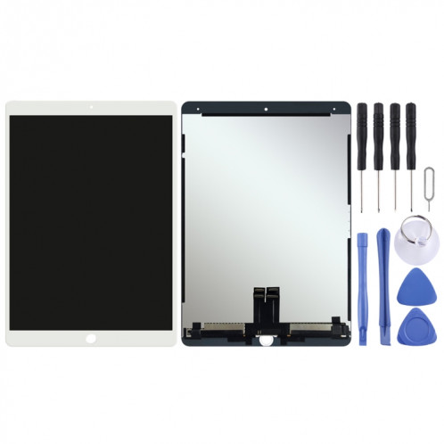 Écran LCD et numériseur complet pour iPad Air 3 (2019) A2152 A2123 A2153 A2154 / iPad Air 3 Pro 10,5 pouces 2e génération (blanc) SH559W761-06