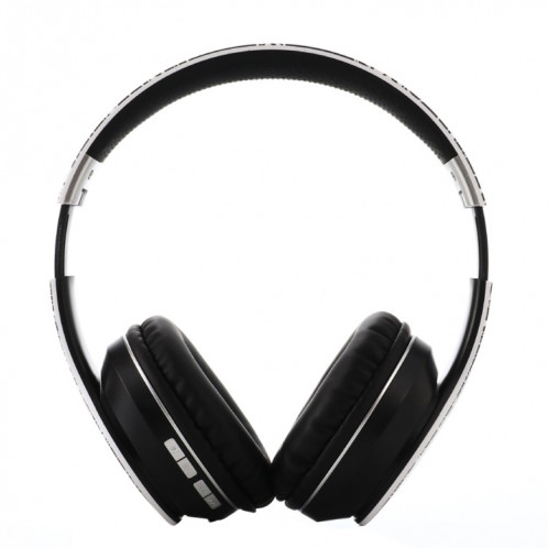 Casque Bluetooth V5.0 sans fil à motif Graffiti B1 (rouge) SH611R1690-016