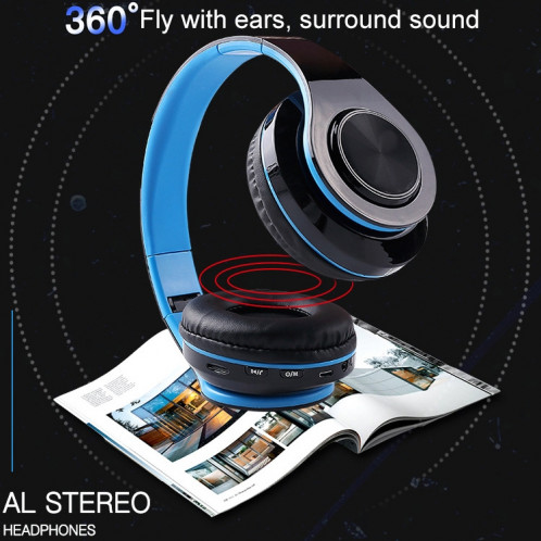 Casque d'écoute sans fil Bluetooth V5.0 B39 (noir) SH614B321-016