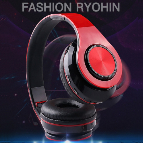 Casque d'écoute sans fil Bluetooth V5.0 B39 (rouge) SH614R1159-016