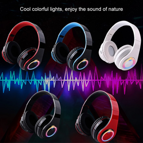 Casque d'écoute sans fil Bluetooth V5.0 B39 (rouge) SH614R1159-016