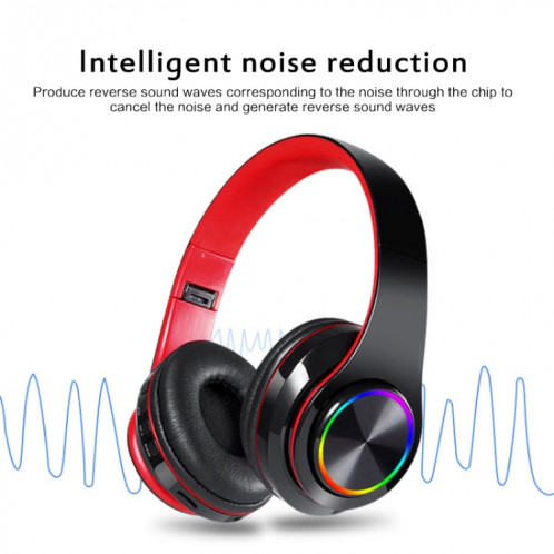Casque d'écoute sans fil Bluetooth V5.0 B39 (rouge) SH614R1159-016