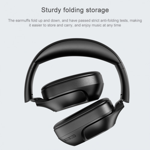 Casque Bluetooth sans fil Bluetooth 5.0 AWEI A770BL (noir) SA714B352-013