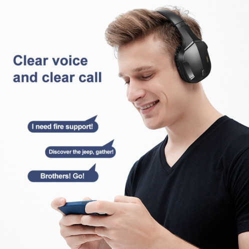 Remax RB-750HB Headphone Bluetooth V5.0 Bluetooth (Noir) SR771B867-08