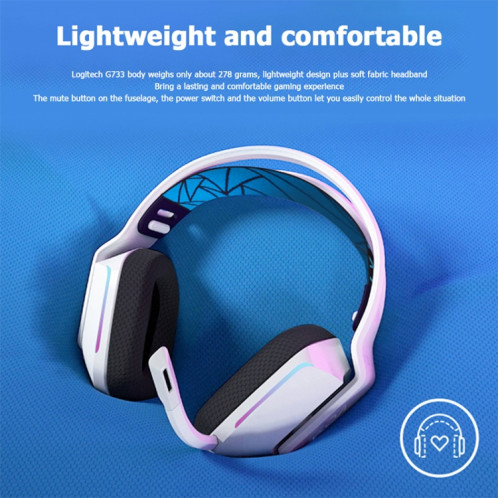 Casque de jeu RVB sans fil Logitech G733 LIGHTSPEED SL0822389-07