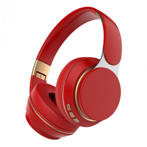 07S Pliant Sports Computer Games Casque sans fil Bluetooth V5.0 avec micro (rouge) SH958R1276-014