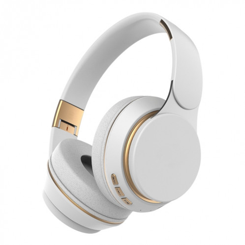 07S Pliant Sports Computer Games Casque sans fil Bluetooth V5.0 avec micro (blanc) SH958W1101-014