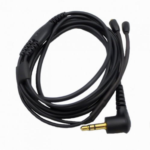 ZS0105 Câble audio pour casque pour Shure SE215 UE900 SE425 (Noir) SH149B100-05