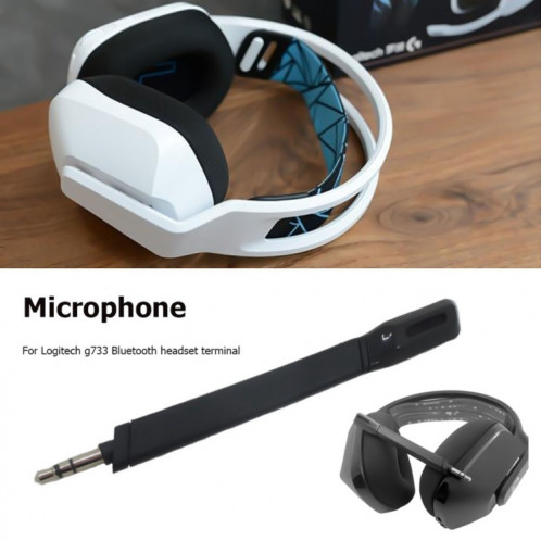 ZS0240 Microphone casque de jeu sans fil pour Logitech G733 (Noir) SH151B1200-05