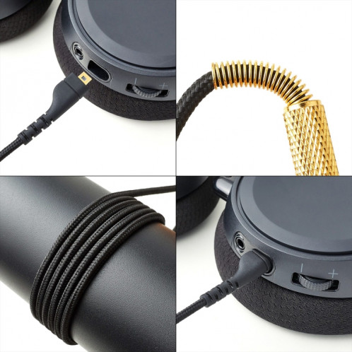 ZS0170 Câble audio pour casque pour SteelSeries Arctis 3 5 7 Pro (Noir) SH153B27-06