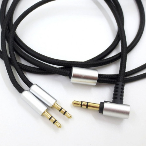 ZS0096 Câble Audio pour Casque Version Standard pour Sol Republic Master Tracks HD V8 V10 V12 X3 (Noir) SH160B1540-04