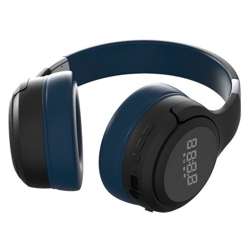 ZEALOT B28 Bandeau pliant Casque de musique stéréo Bluetooth avec écran (noir bleu) SZ35BL98-014