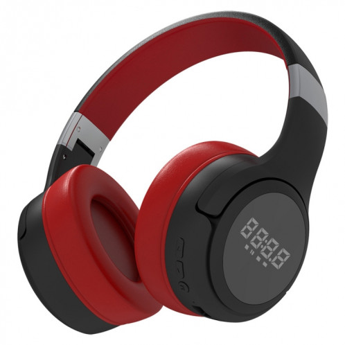 ZEALOT B28 Bandeau pliant Casque de musique stéréo Bluetooth avec écran (rouge) SZ635R1246-014