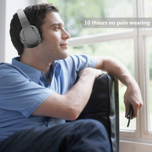 BTH-878 Casque d'écoute sans fil pliable Bluetooth V4.1 avec son stéréo (noir) SH606B1544-09