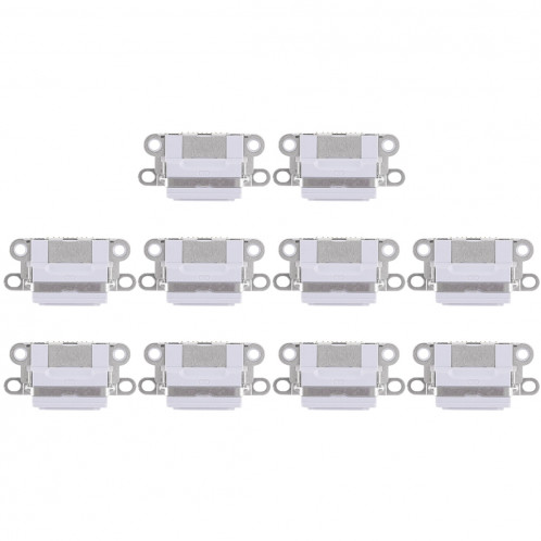 Connecteur de port de charge 10 PCS pour iPhone 6 / 6S (gris clair) SH50LH1015-04