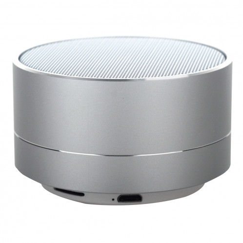 A10 Mini haut-parleur stéréo portable Bluetooth, avec micro et LED intégrés, prise en charge des appels mains libres et carte TF, Bluetooth Distance: 10 m (argent) SH350S923-011