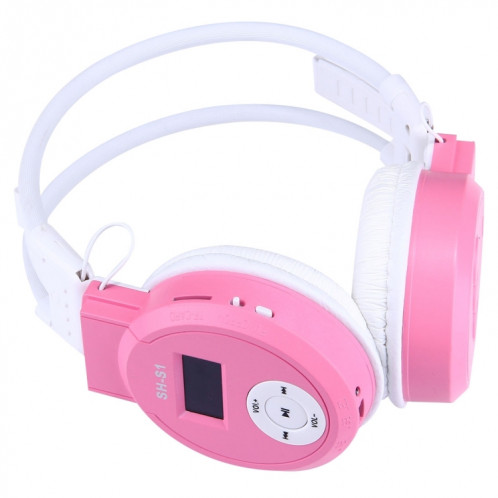 Casque d'écoute de sport sans fil HiFi stéréo pliable SH-S1 avec écran LCD pour afficher les informations de piste et la carte SD / TF, Pour les téléphones intelligents et iPad et ordinateur portable et ordinateur SH997F65-08
