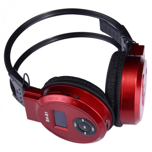 SH-S1 pliant Stéréo sans fil Sport Casque avec écran LCD pour afficher la plage de l'information et carte SD / TF, Pour téléphones intelligents et iPad et ordinateur portable et MP3 ou autres périphériques audio SH997R116-08