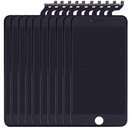 10 PCS iPartsAcheter 3 en 1 pour iPhone 6s Plus (LCD + Frame + Touch Pad) Assemblage Digitizer (Noir) S115BT1159-07
