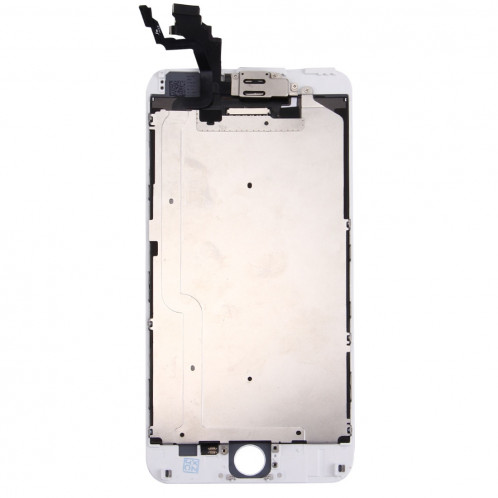 iPartsBuy 4 en 1 pour iPhone 6 Plus (caméra frontale + LCD + cadre + pavé tactile) Assemblage de numériseur (blanc) SI030W746-08