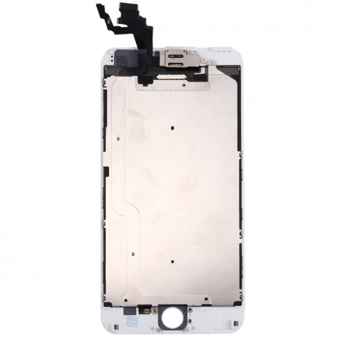 iPartsBuy 4 en 1 pour iPhone 6 Plus (caméra frontale + LCD + cadre + pavé tactile) Assemblage de numériseur (blanc) SI030W746-08