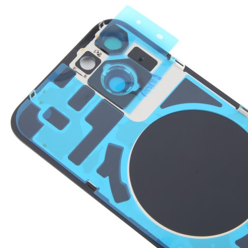 Coque arrière de batterie avec cadre central pour iPhone 14 (version UE) (noir) SH68BL559-07