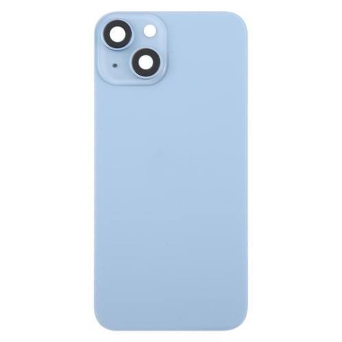 Coque arrière de batterie avec cadre central pour iPhone 14 (version UE) (bleu) SH68LL732-07