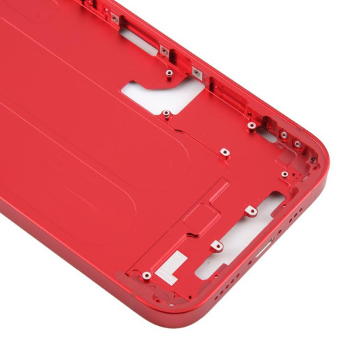 Cadre central pour iPhone 14 (rouge) SH171R1179-06