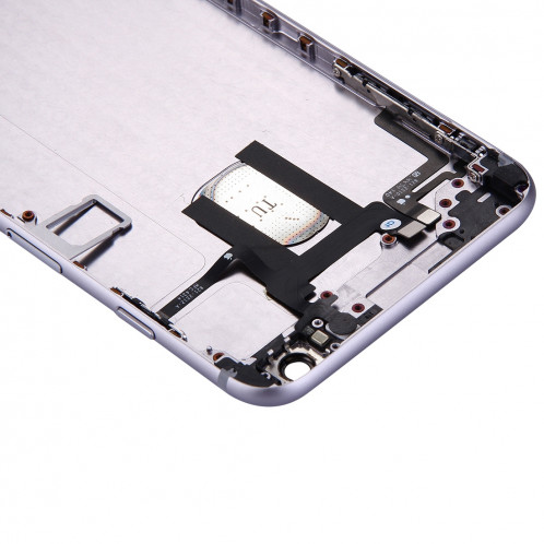 iPartsBuy pour iPhone 6 Plus couvercle du boîtier complet avec bouton d'alimentation et bouton de volume câble Flex (gris) SI460H1031-06