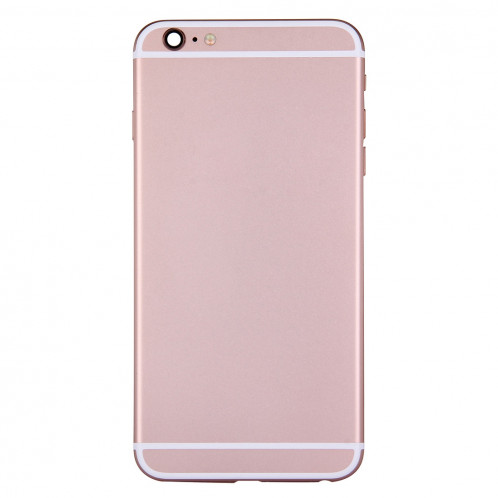 iPartsBuy pour iPhone 6 Plus couvercle arrière complet du boîtier avec bouton d'alimentation et bouton de volume Câble Flex (or rose) SI60RG1752-06