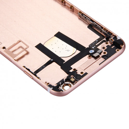 iPartsBuy pour iPhone 6 Plus couvercle arrière complet du boîtier avec bouton d'alimentation et bouton de volume Câble Flex (or rose) SI60RG1752-06