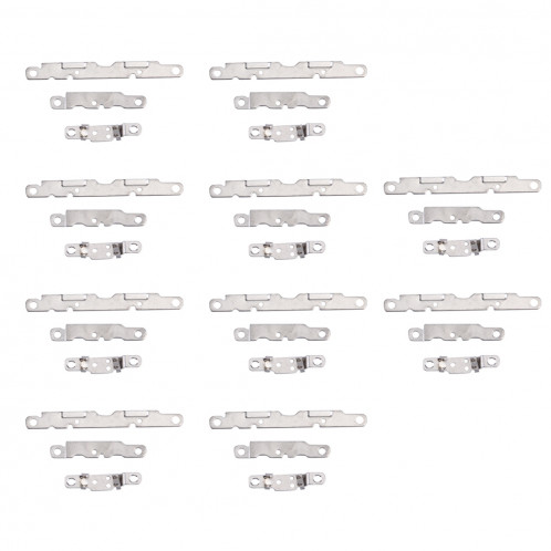 10 ensembles iPartsBuy pour iPhone 6 Plus bouton d'alimentation / clé de volume / jeu de support de retenue de clé de vibration S126121926-04
