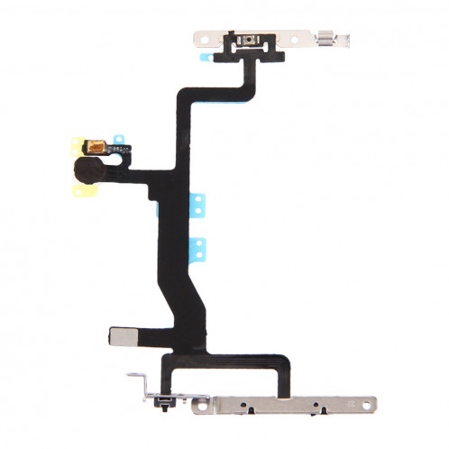 iPartsBuy for iPhone 6s Bouton d'alimentation et bouton de volume et câble Flexlight avec supports SI01841259-05