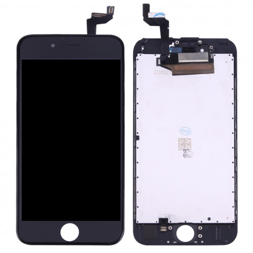 iPartsBuy 3 en 1 pour iPhone 6s (LCD + Frame + Touch Pad) Assembleur de numériseur (Noir) SI588B413-07