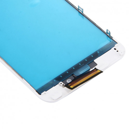 iPartsBuy pour l'écran tactile de Digitizer d'écran de l'iPhone 6s avec le cadre avant de cadre d'écran d'affichage à cristaux liquides et l'adhésif optiquement clair d'OCA (blanc) SI580W157-06