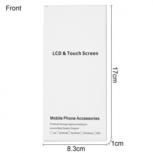 Ecran de 50 PCS et Digitizer Assemblage Complet Carton Blanc Emballage Carton pour iPhone 6s & 6 SH8752641-05