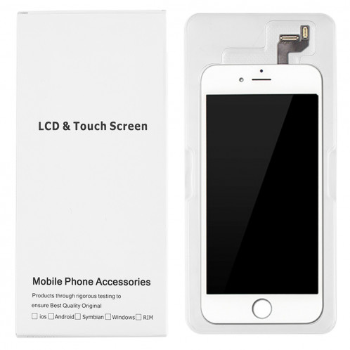 Ecran de 50 PCS et Digitizer Assemblage Complet Carton Blanc Emballage Carton pour iPhone 6s & 6 SH8752641-05