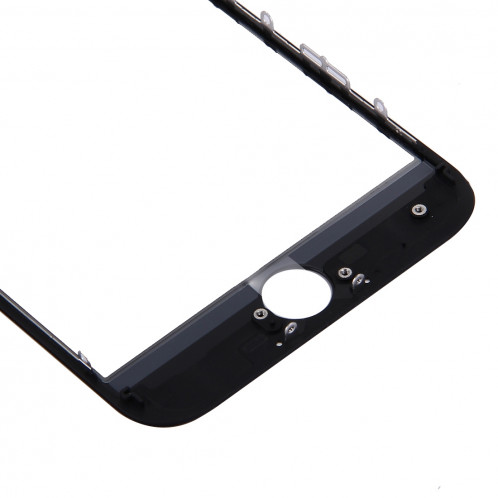 iPartsBuy 2 en 1 pour iPhone 7 (lentille frontale en verre d'origine avant + cadre d'origine) (Noir) SI011B552-06