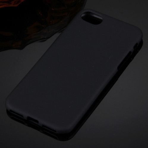 Pour étui de protection arrière en TPU couleur unie pour iPhone 8 et 7 (noir) SP056B1548-07