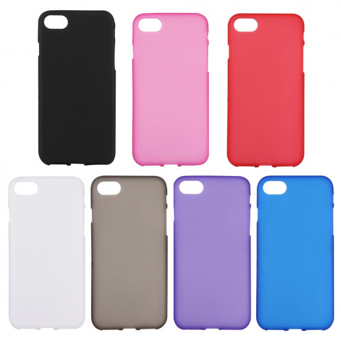 Pour étui de protection arrière en TPU couleur unie pour iPhone 8 et 7 (noir) SP056B1548-07