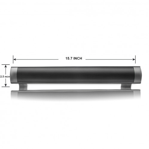 Soundbar LP-08 (CE0150) Lecteur MP3 USB 2.1CH Bluetooth Sound Bar Président (argent) SH114S308-06