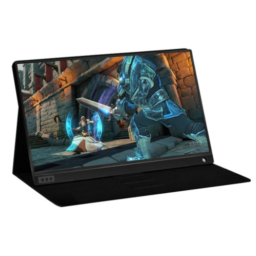 15,6 pouces 1080P 178 degrés grand angle HD périphérique d'affichage portable pour ordinateur de bureau / console de jeu / écran simultané / PS4 / PS3 / XBox, avec mini HDMI et micro USB et 2 interfaces USB-C / SH038449-012